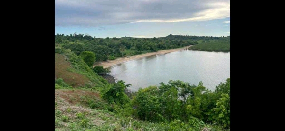 Grand terrain avec plage à prix cassé !