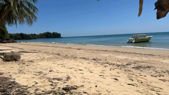 ​À vendre : Terrain plat en bord de plage sur une île paradisiaque !